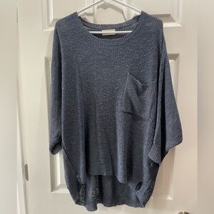 Navy pocket sweater